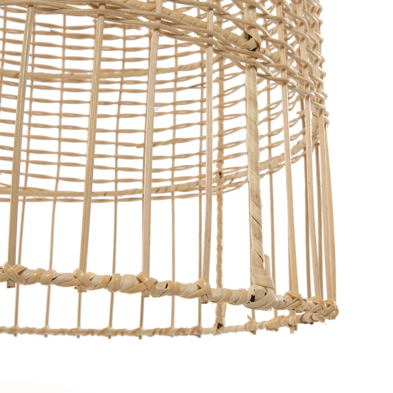 Rotan hanglamp Amalfi 50 cm detail