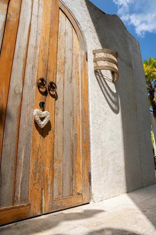 Rotan wandlamp Doedoe detail 6