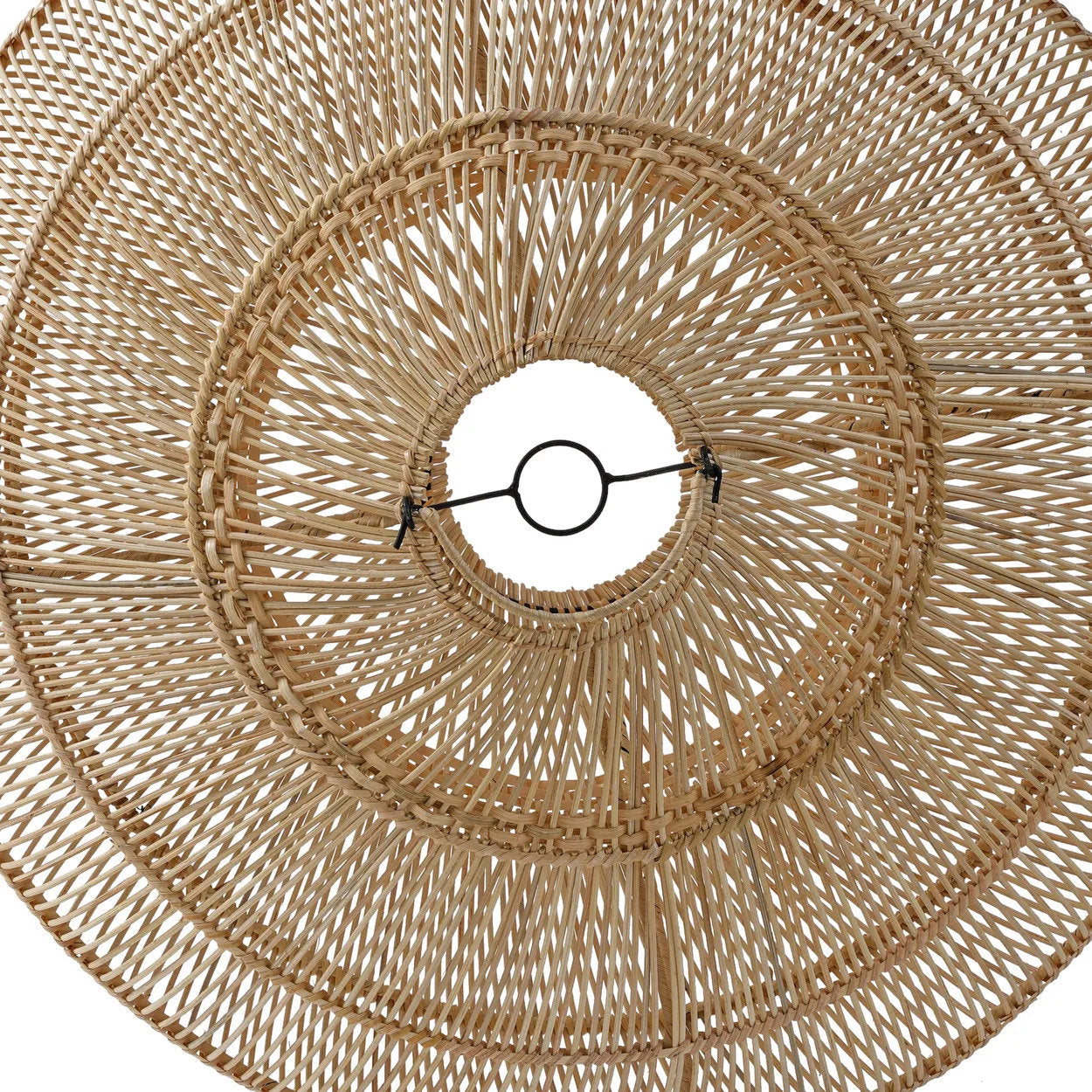 Detailfoto van rotan hanglamp macaron 55 cm