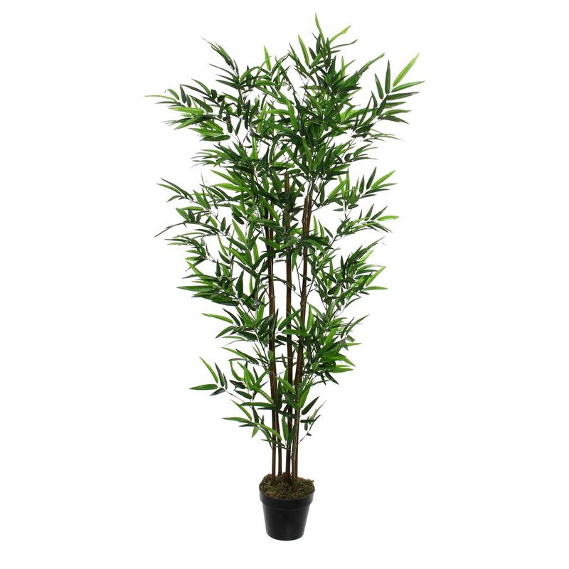 Bamboe Kunstplant - H155 x Ø90 cm - Groen-Mica Decorations-Ik Hout ervan.