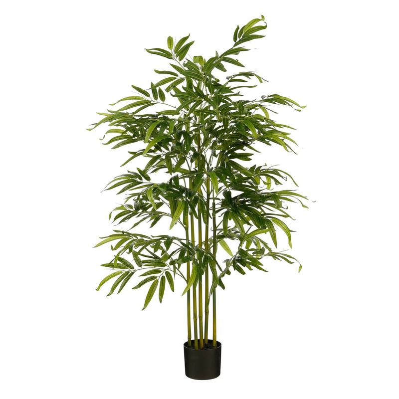 Bamboe Kunstplant in Pot - H150 x Ø60 cm - Groen-Mica Decorations-Ik Hout ervan.