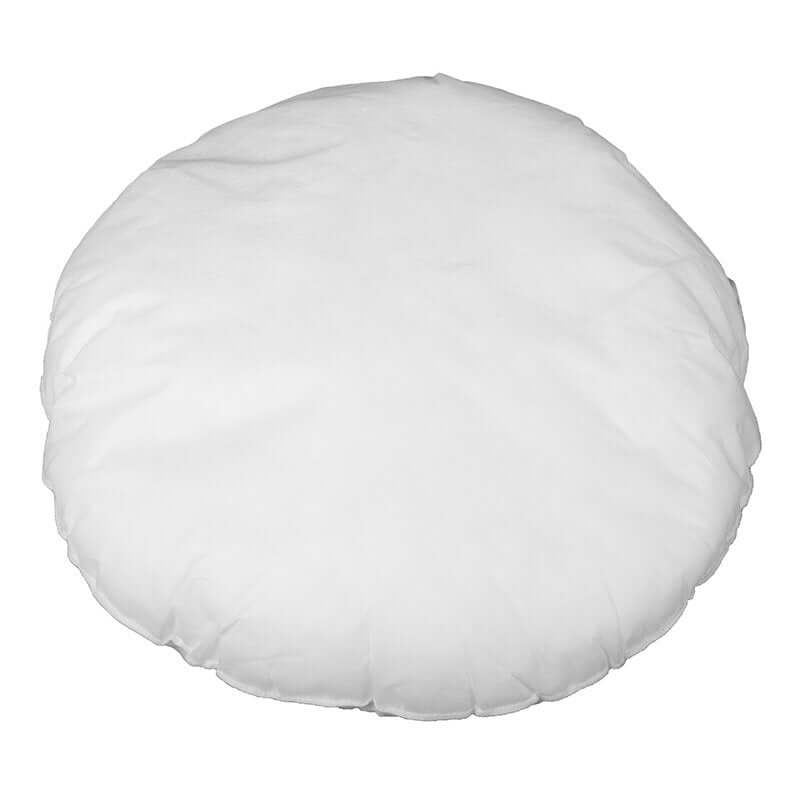Rond binnenkussen 60cm wit van Bazar Bizar Living, alleen te koop met kussensloop, perfect voor comfort en stijl.
