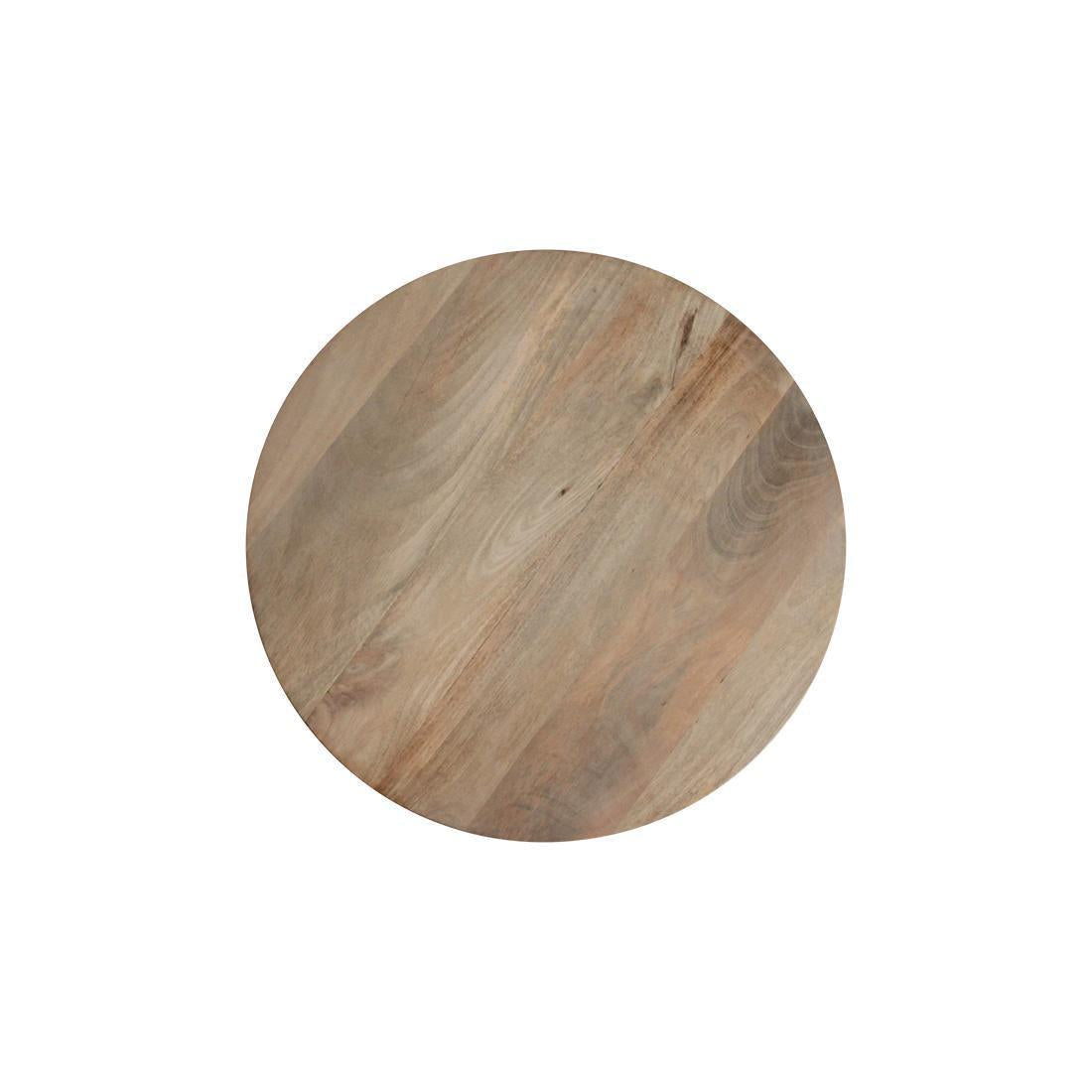 Bullnose bijzettafel naturel 55 cm