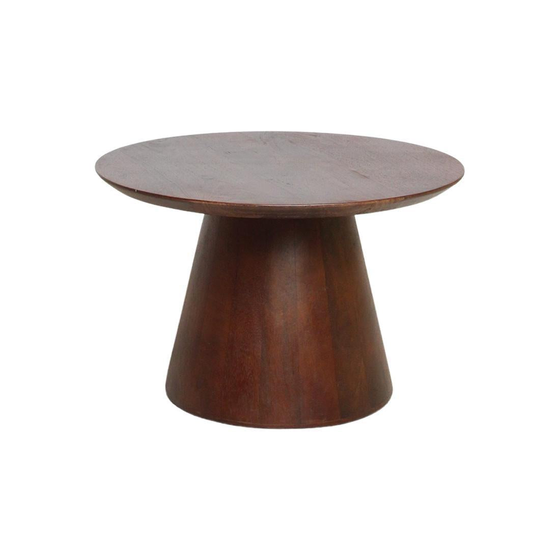 Bullnose cone bijzettafel 55cm-bijzettafel-Raw Materials-Ik Hout ervan.