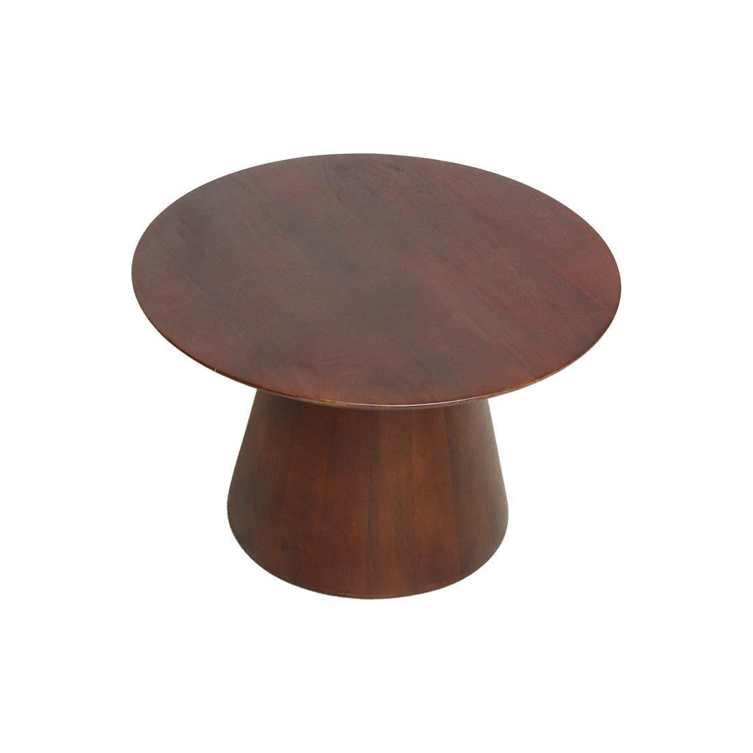 Bullnose cone bijzettafel 55cm-bijzettafel-Raw Materials-Ik Hout ervan.