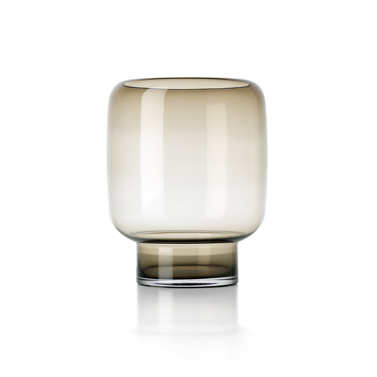 De Smoky Cube Vaas - Bruin - L
