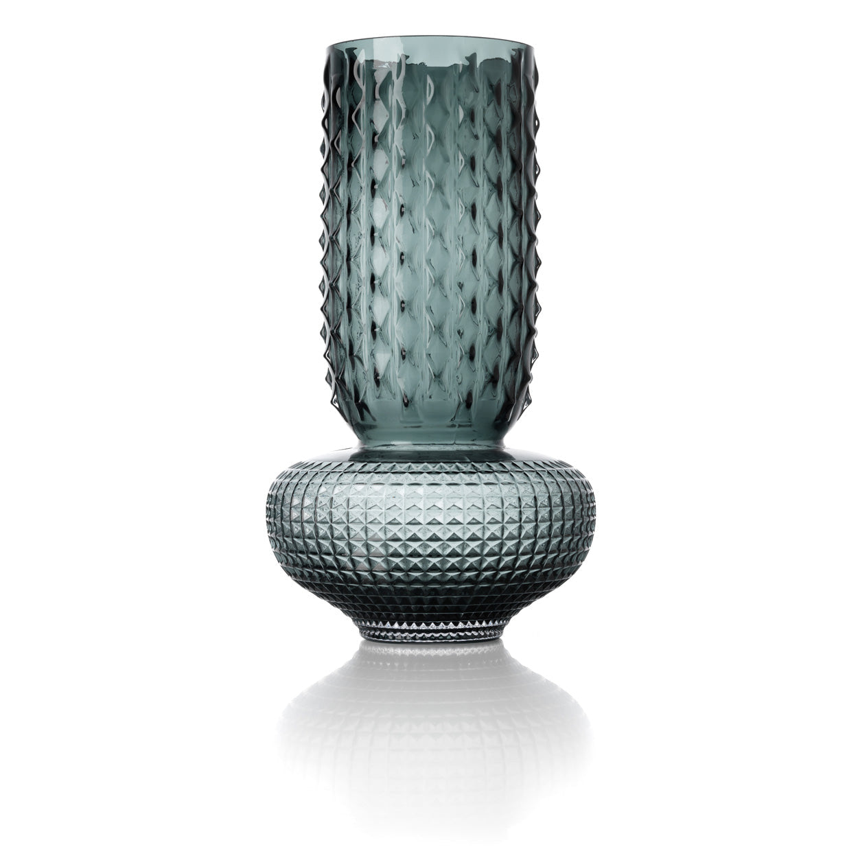 De Saffier Juweelvaas - Blauw - L