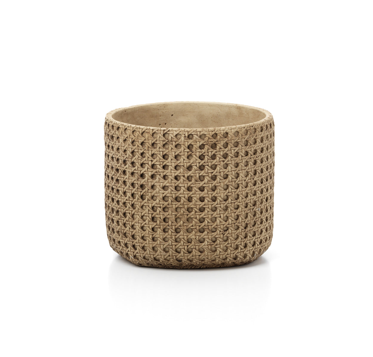 De RattanRock plantenbak - Naturel - L