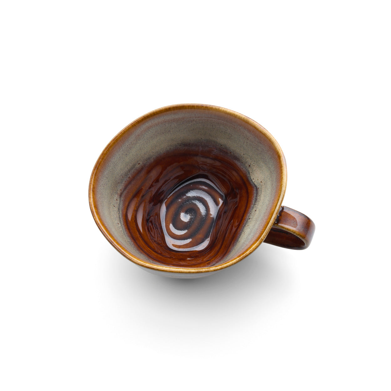 De Smoked Horizon-mok - bruin-grijs - M