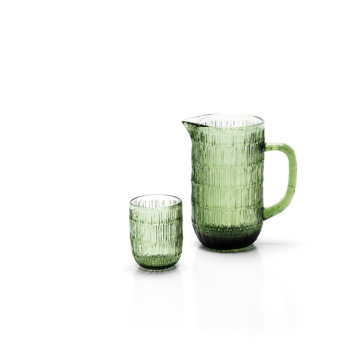 Moss Ripple waterglas - groen