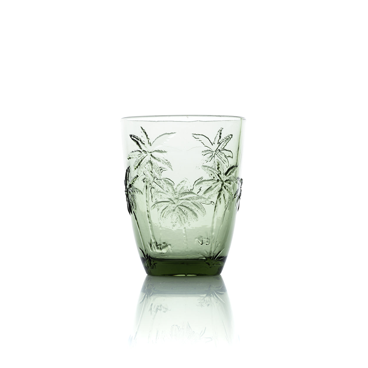 Het Palm Breeze waterglas - groen