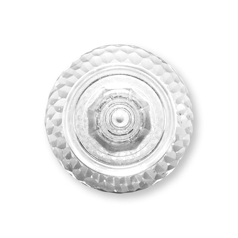 Candle Holder o/f Trumpet Shape Glass Clear 9.5x15cm-boho musthaves-vtwonen-Ik Hout ervan.