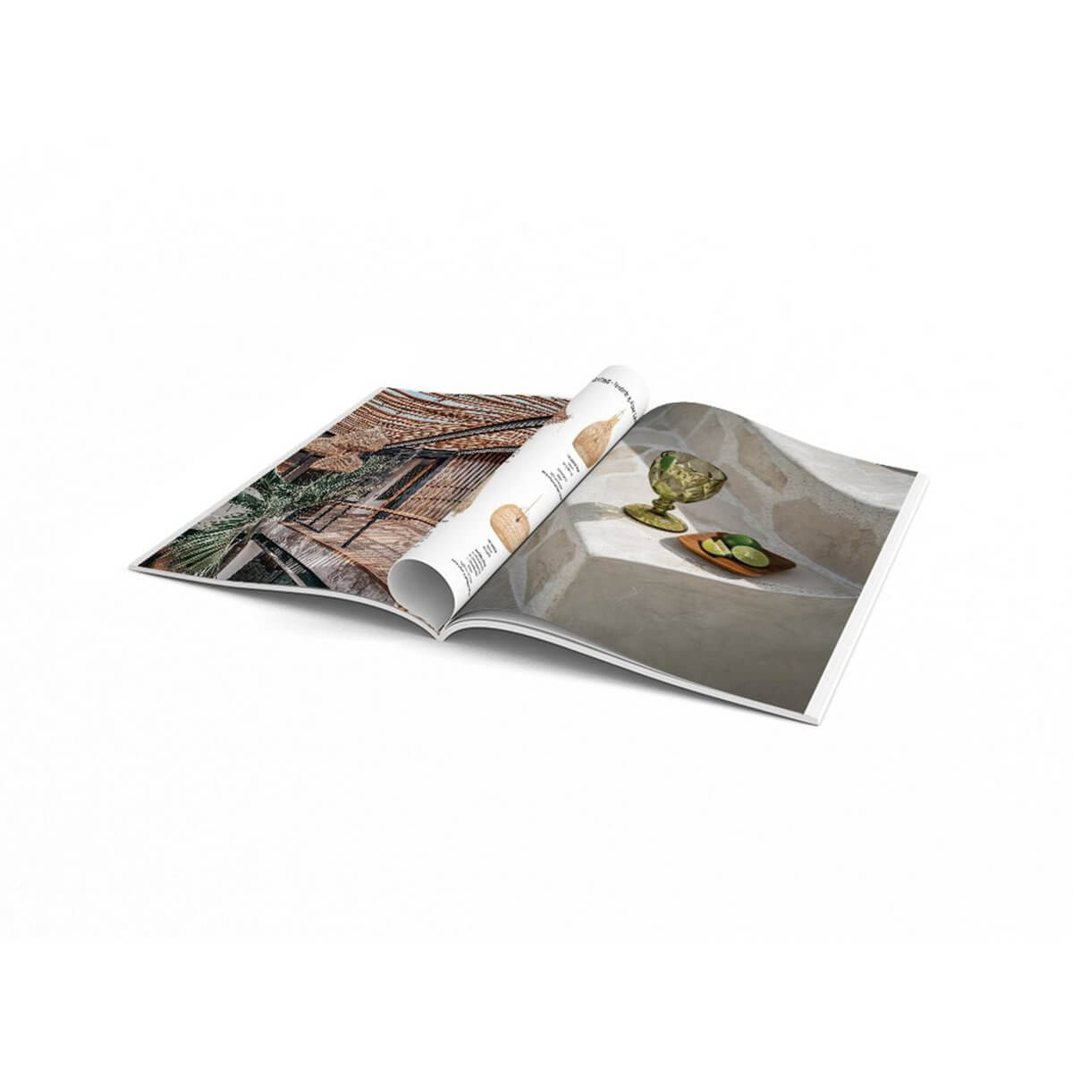 Open Bazar Bizar 2025 catalogus met Bohemian stijl, zachte afwerking, en Indonesische fotografie, A5-formaat.