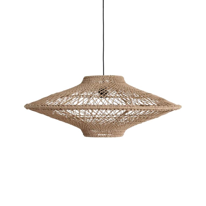 Corda hanglamp naturel large-Hanglampen-Raw Materials-Ik Hout ervan.