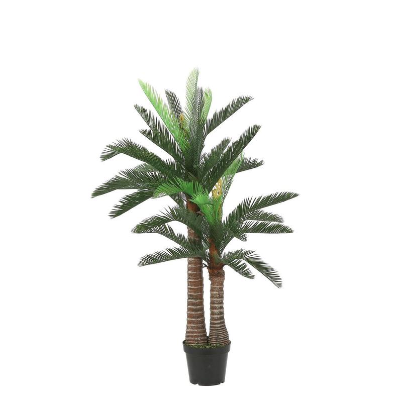 Cycas Palm Kunstplant - H150 x Ø100 cm - Groen-Mica Decorations-Ik Hout ervan.