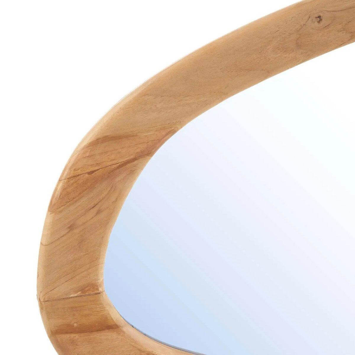 De Biologische Spiegel - Naturel - XL-Bazar Bizar Living-Ik Hout ervan.