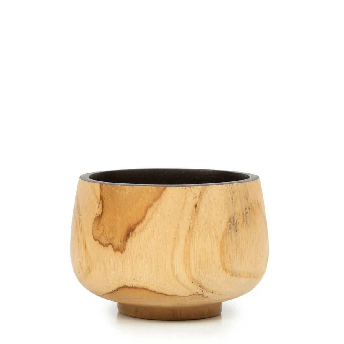 Bohemian-style De Bondi Bowl made of teak wood, perfect for storing makeup, jewelry, or snacks. Handmade, sizes may vary slightly.