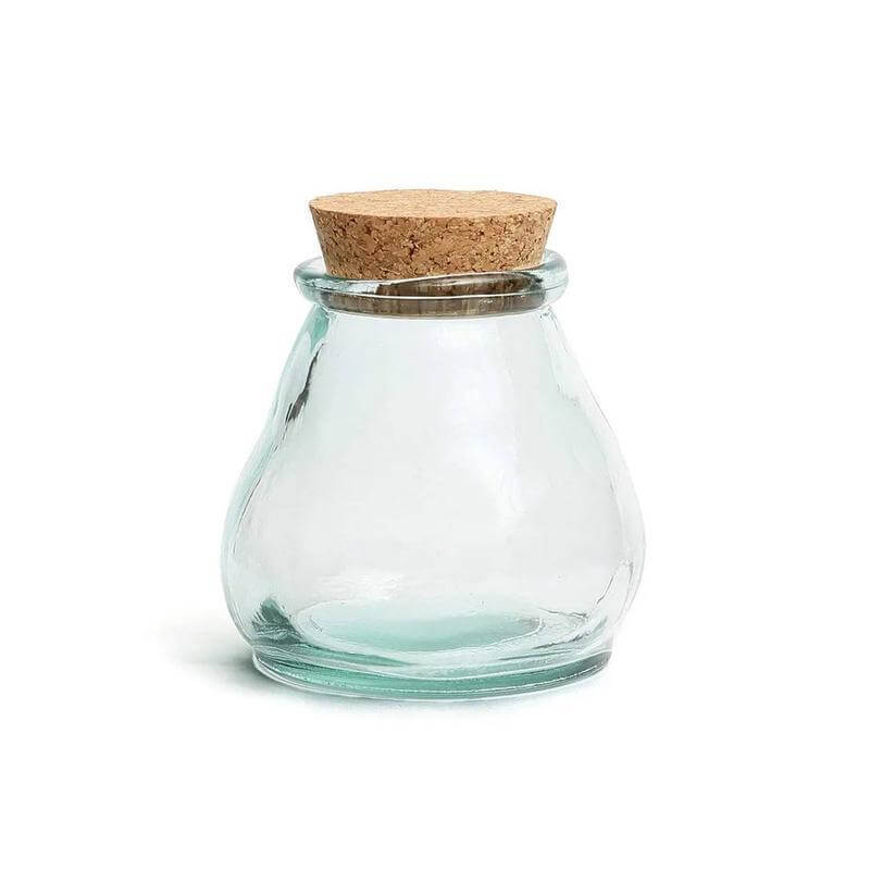 De Buik Glazen Pot - Blauw - M-Bazar Bizar Living-Ik Hout ervan.