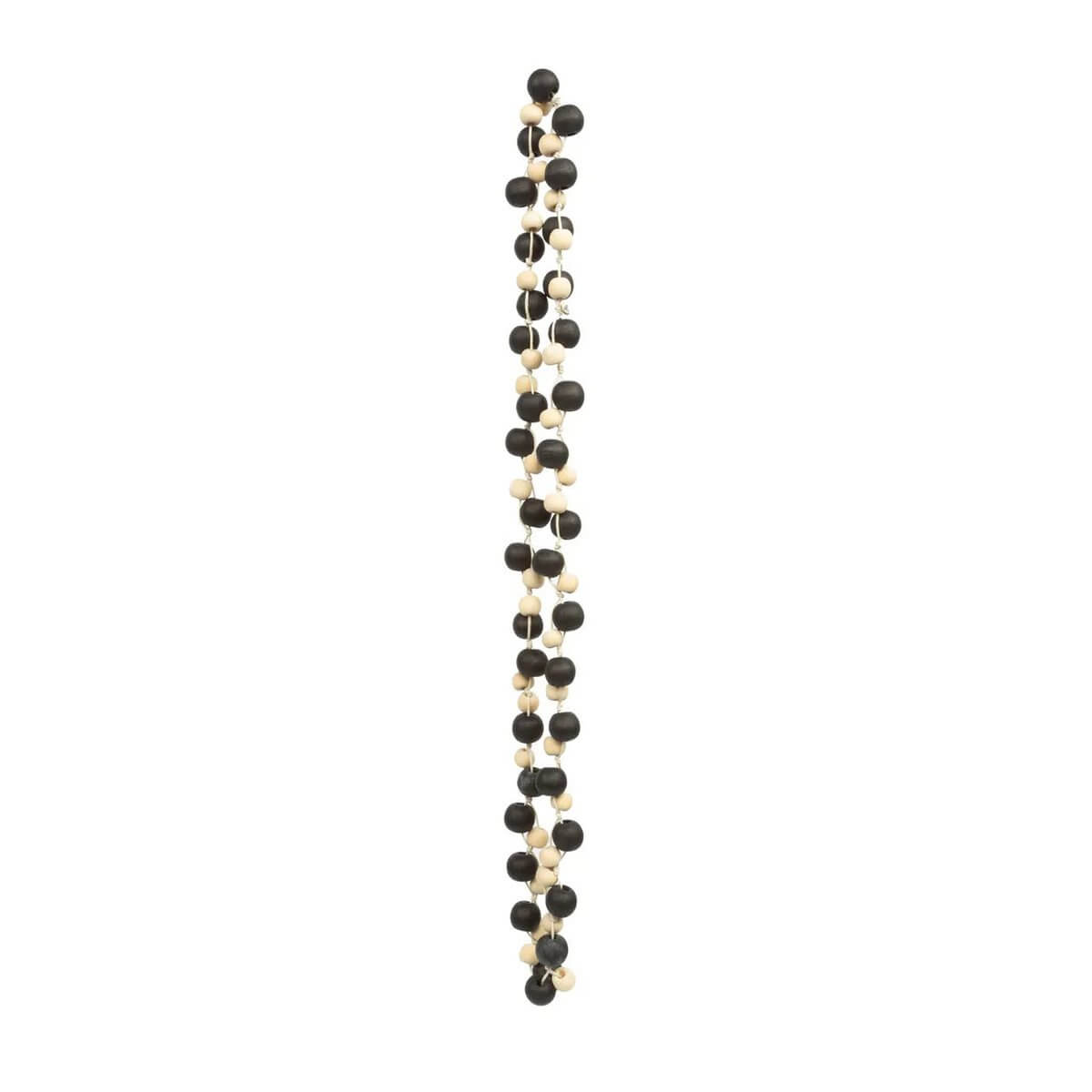 Bohemian De Canggu ketting in natuurlijk zwart, met gladde rondingen en strakke lijnen voor een tijdloze uitstraling.