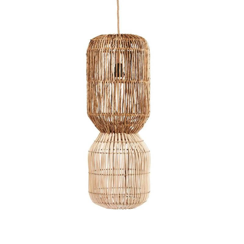 De ChemChem-hanger - Naturel - L-Hanglampen-Bazar Bizar Living-Ik Hout ervan.