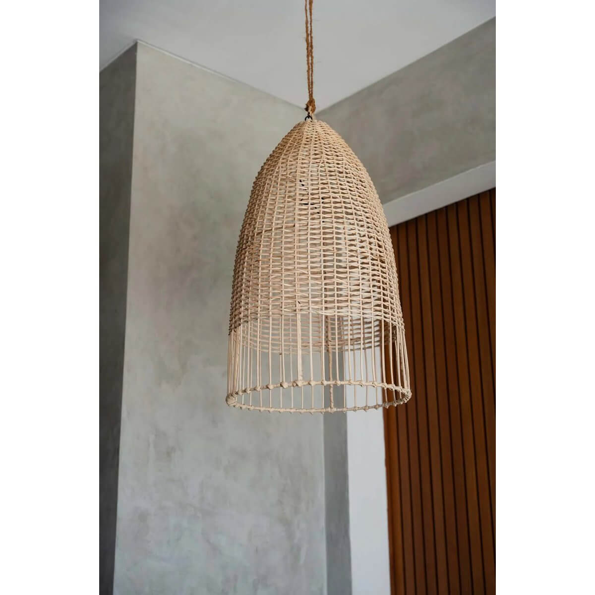 De Elba Hanglamp - Naturel - M-Hanglampen-Bazar Bizar Living-Ik Hout ervan.