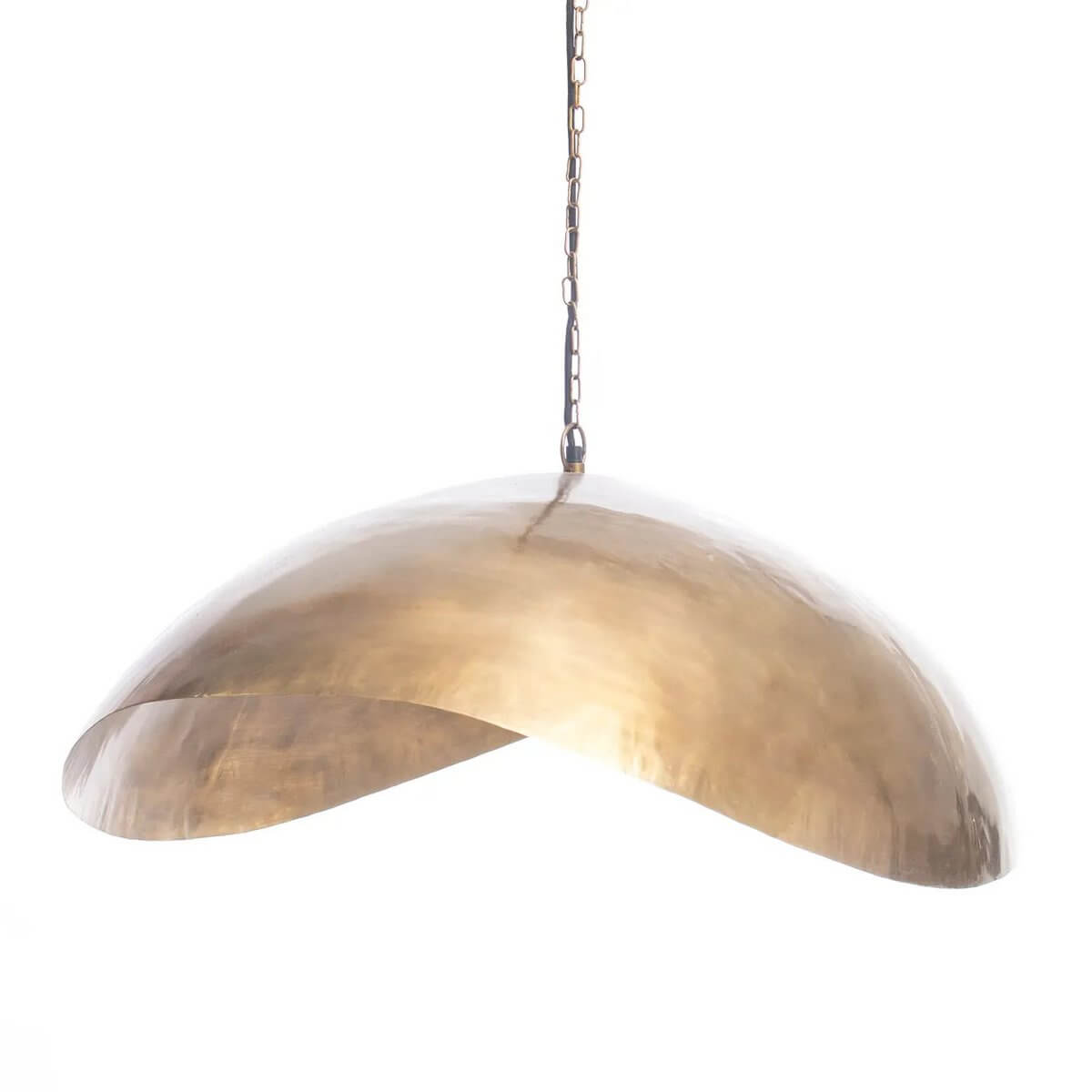 Messing hanglamp Fortune Cookie 100 cm