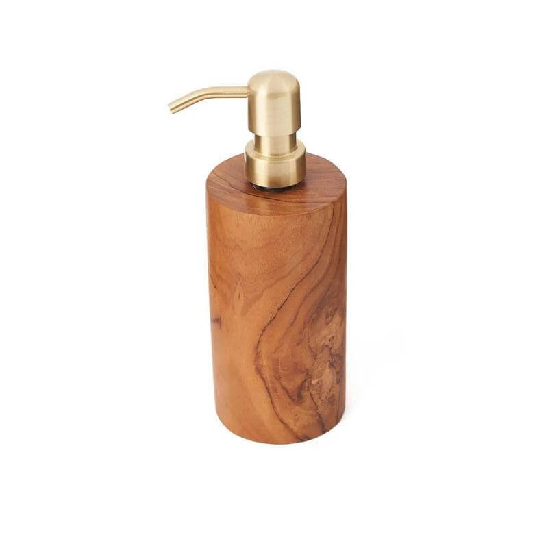 De Houten Zeepdispenser - Naturel-Bazar Bizar Living-Ik Hout ervan.