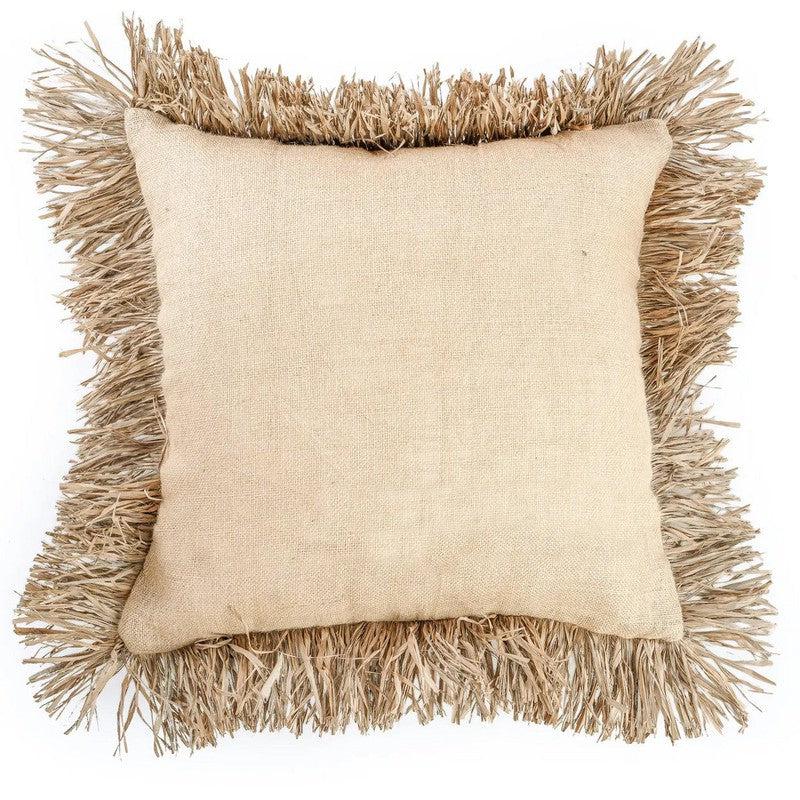 De Jute Bonita Kussenhoes - Naturel - 60x60-kussens-Bazar Bizar Living-Ik Hout ervan.