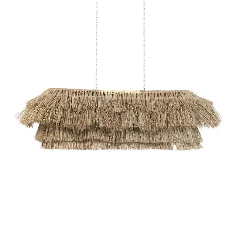 De Nyang Nyang hanglamp van zeegras, natuurlijke stijl voor modern interieur.