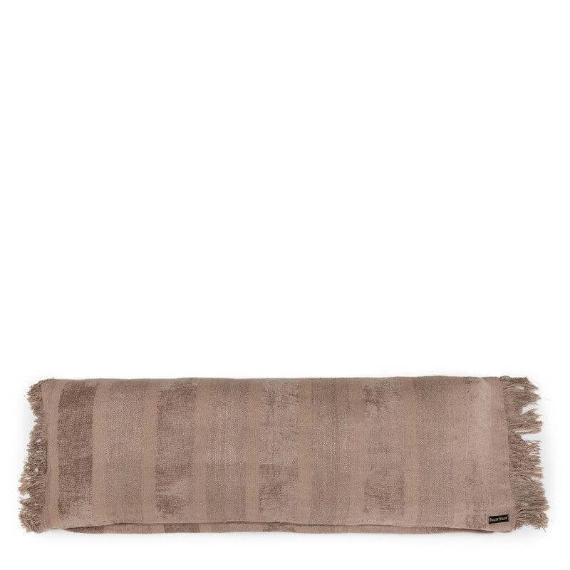 Kussenhoes De Oh My Gee - Concrete Velvet, boho stijl 35x100 cm zonder binnenkussen, handgemaakt katoenen decoratie voor woonkamer of tuin.