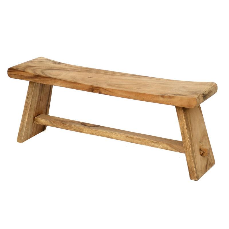 Suar hout bank - Natuurlijke elegantie voor huis en tuin, tijdloos en geschikt voor elke ruimte.
