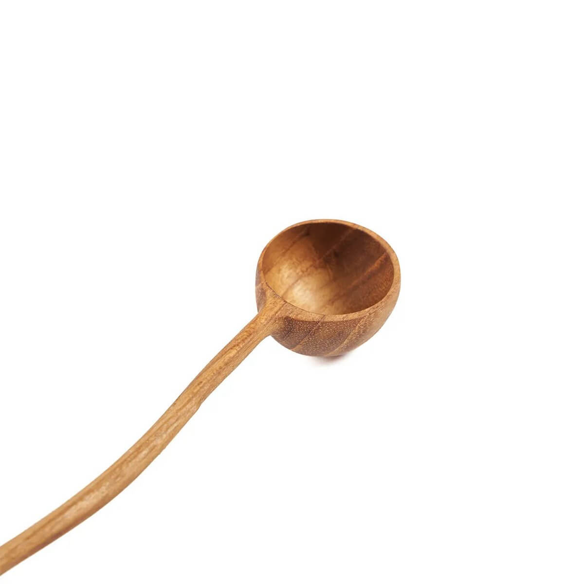 Bohemian Teak Root ZigZag Measuring Spoon with Artistic Design