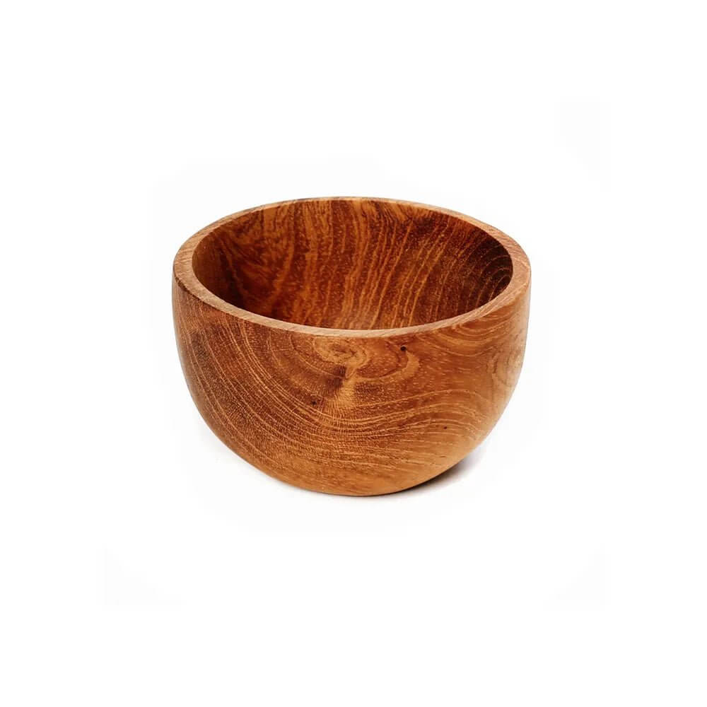 Bohemian teak root salt bowl XS, perfect for spices, sugar, or herbs. Adds elegance to table settings. Handmade by Bazar Bizar Living.