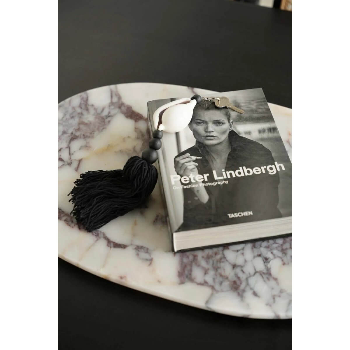 De Togian sleutelhanger - zwart wit