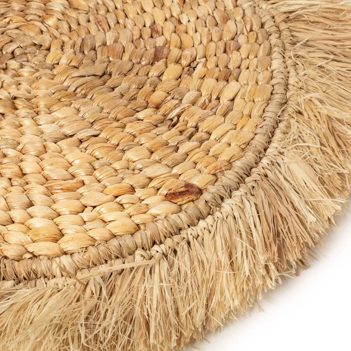 De Waterhyacint Raffia Placemat - Naturel