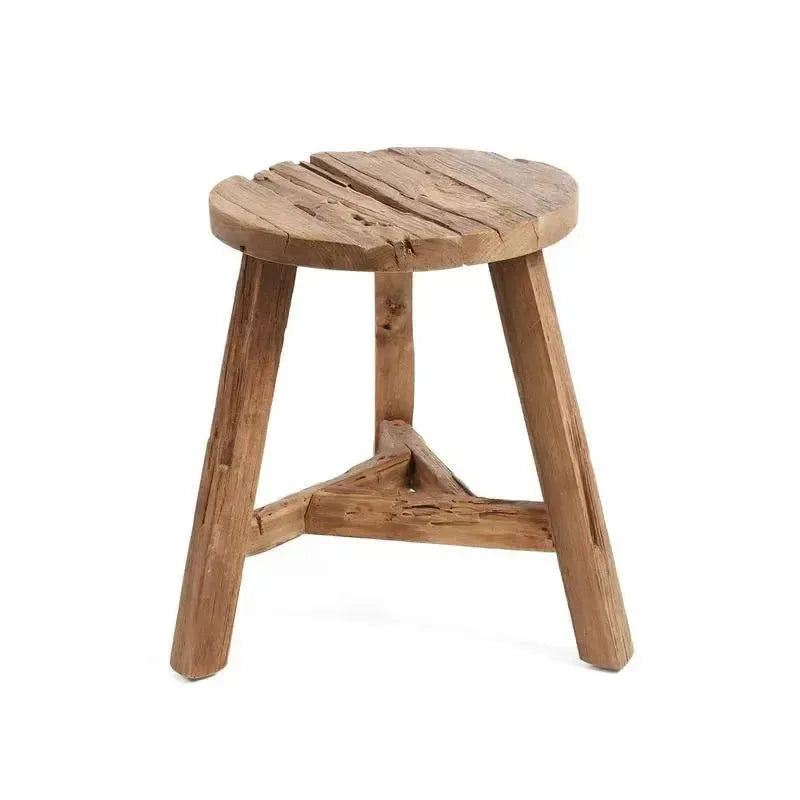 De Yatai Kruk - Naturel - L-kruk-Bazar Bizar Living-Ik Hout ervan.