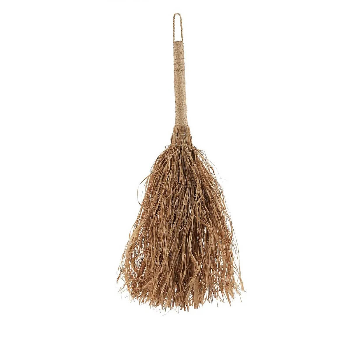 Bohemian style Grumpy Broom wall decor adding quirky humor and personality to any room.