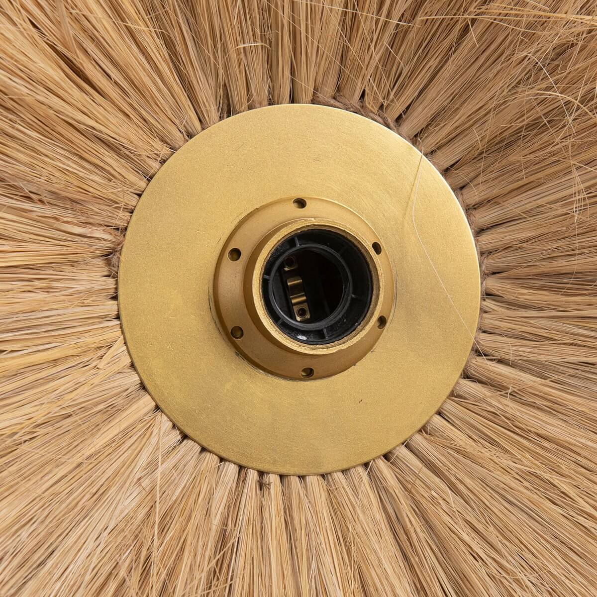 De dubbele problemen muurlamp - natuurlijk goud - m