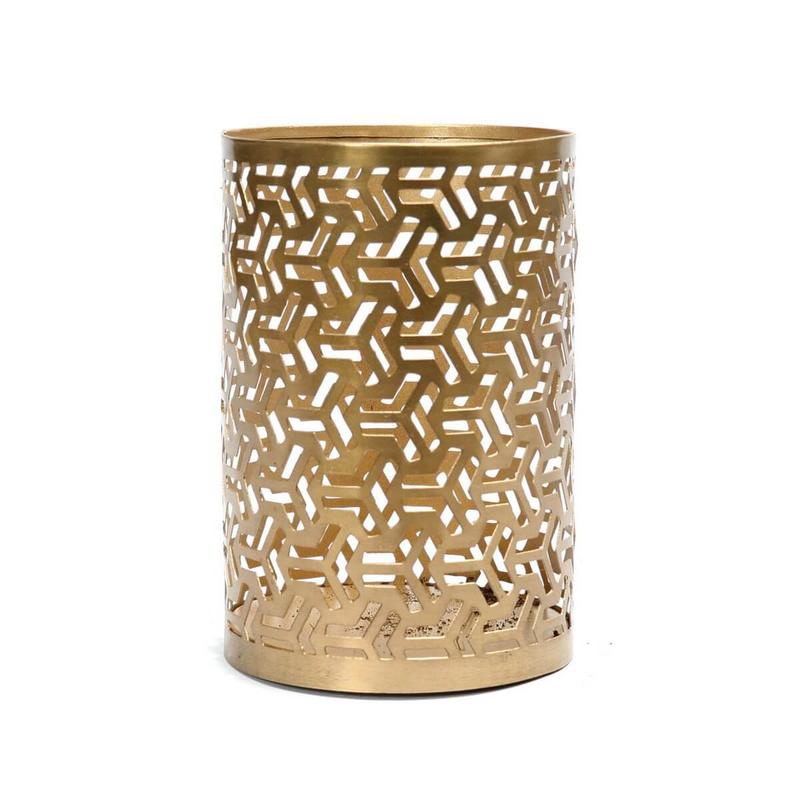 De holle zigzag - goud - m-Bazar Bizar Living-Ik Hout ervan.