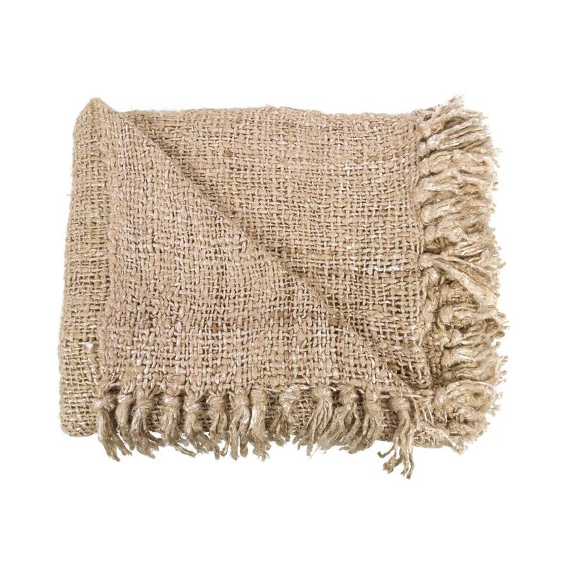 De s'il vous Plaid - Beige-Plaids-Bazar Bizar Living-Ik Hout ervan.