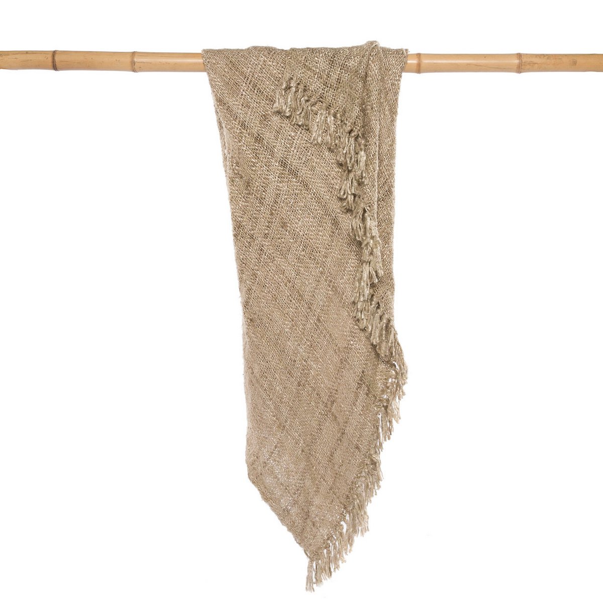De s'il vous Plaid - Beige-Plaids-Bazar Bizar Living-Ik Hout ervan.