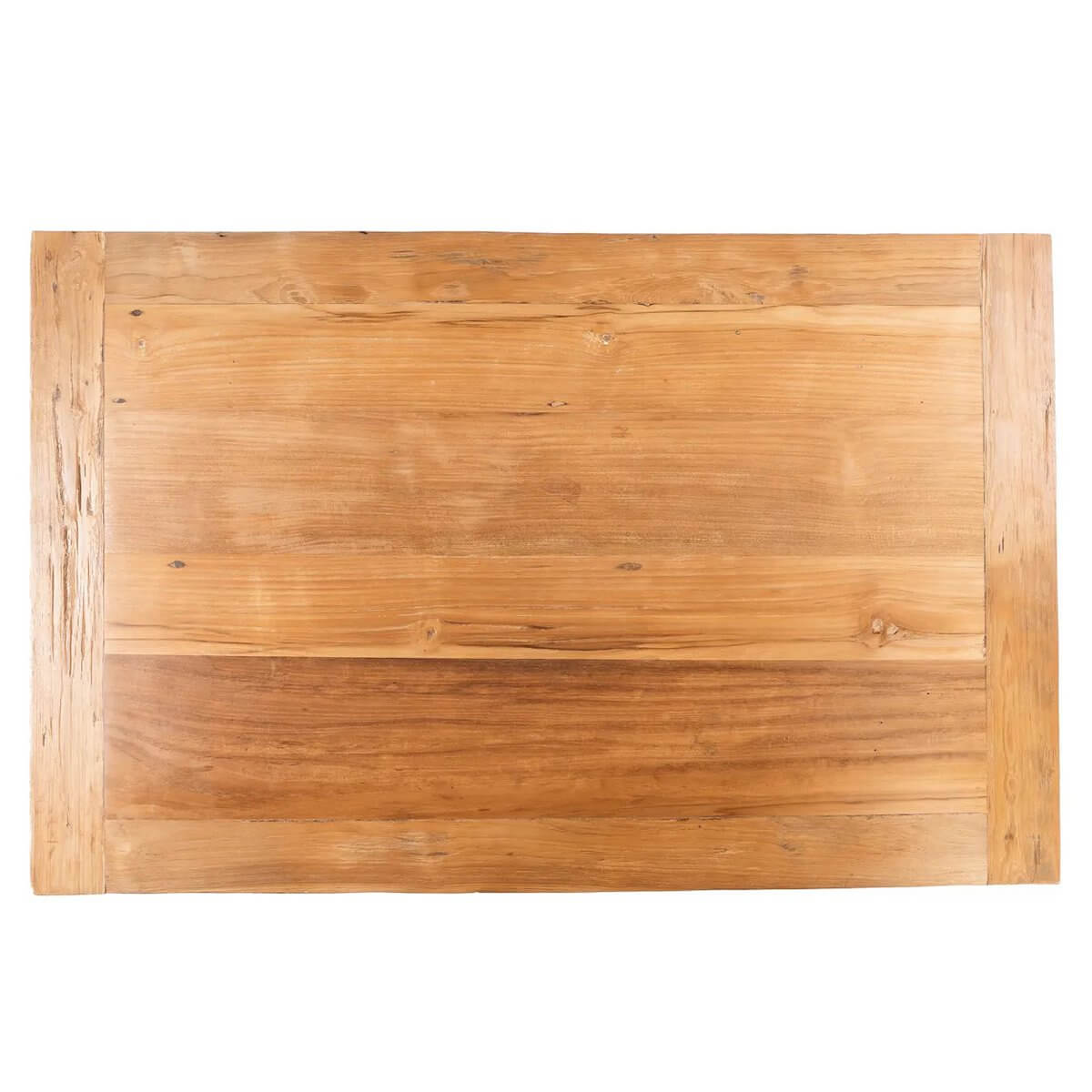 Bohemian style coffee table crafted from reclaimed teak wood, showcasing natural beauty and sustainable elegance.