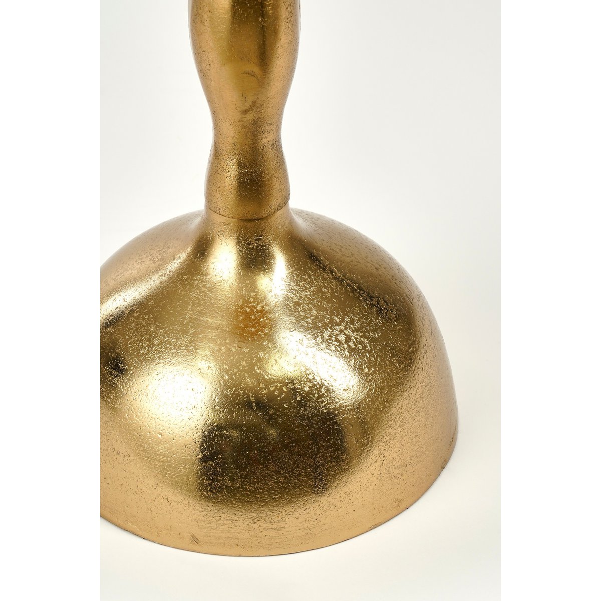 Duco Bijzettafel - H66 x Ø25 cm - Gerecycled Aluminium - Goud