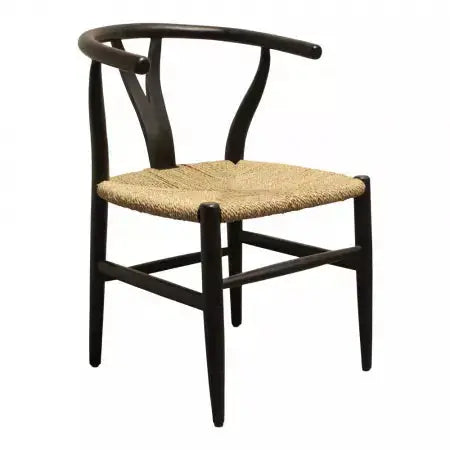 Eetkamerstoel Esta zwart Earthware Breng de bohemian vibe in je interieur met onze prachtige houten stoel Esta in het zwart. Met zijn unieke ontwerp en natuurlijke uitstraling is deze stoel perfect.