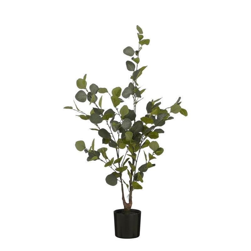 Eucalyptus Kunstplant in Bloempot - H95 x Ø55 cm - Groen-Kunst planten-Mica Decorations-Ik Hout ervan.