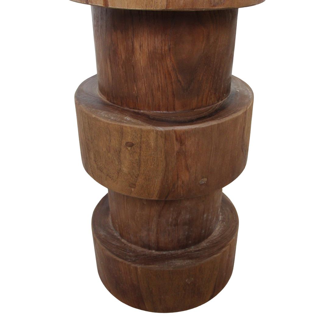 Forma barkruk Totoma naturel-barkruk-Raw Materials-Ik Hout ervan.