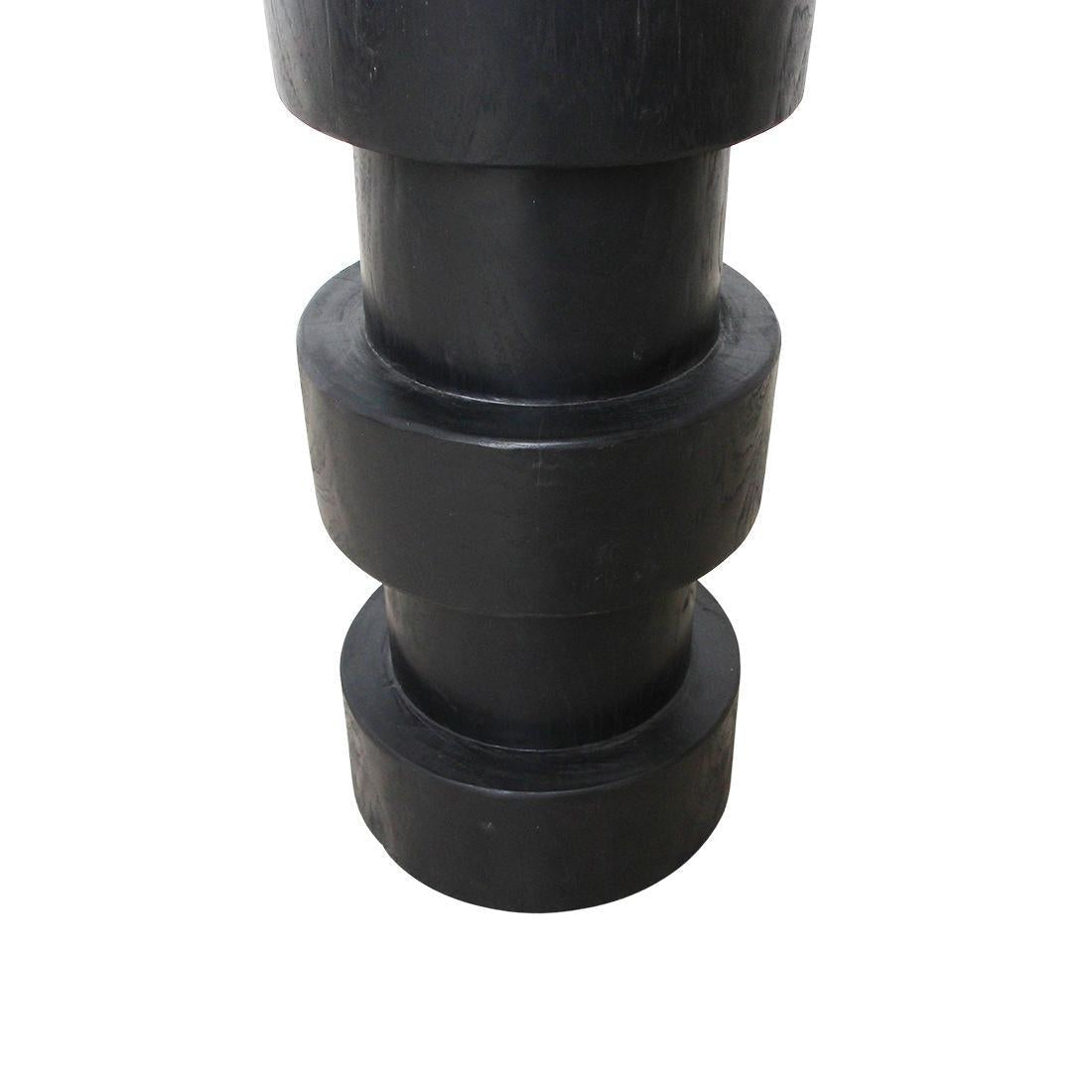 Forma barkruk Totoma zwart-barkruk-Raw Materials-Ik Hout ervan.
