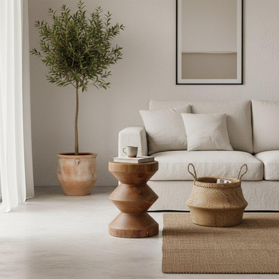 Forma bijzettafel Rizo naturel-bijzettafel-Raw Materials-Ik Hout ervan.