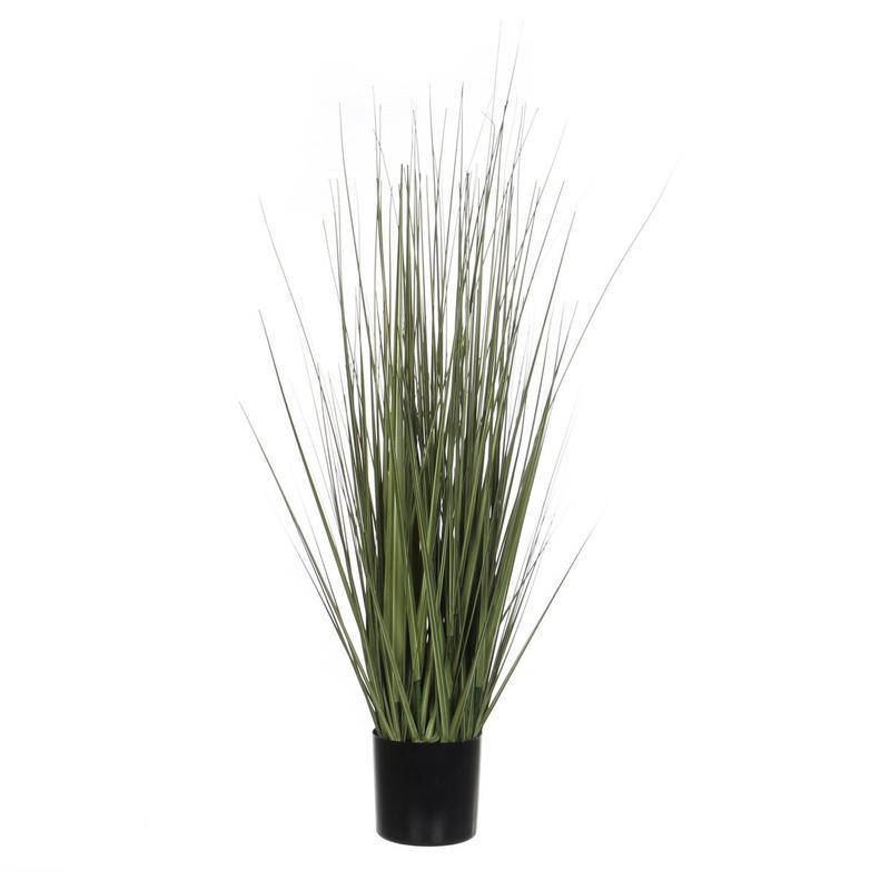 Gras Kunstplant - H92 x Ø35 cm - Groen-Mica Decorations-Ik Hout ervan.