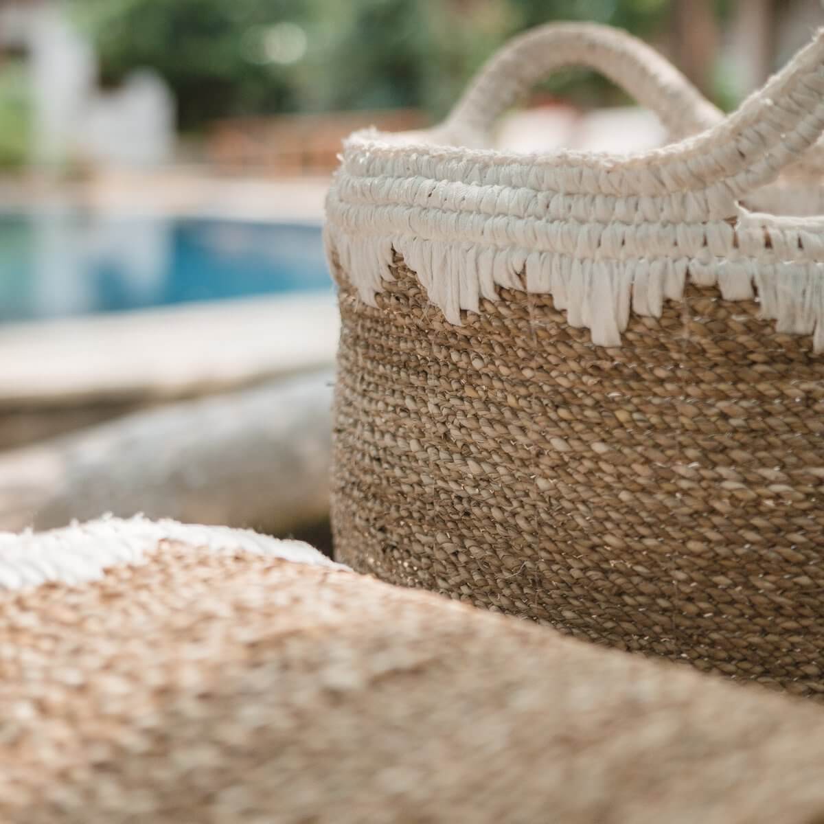 Grote opbergmand NIAS wit (2 maten)